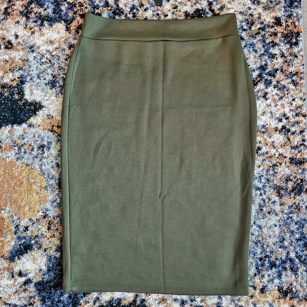 Olive Green Women's Skirt